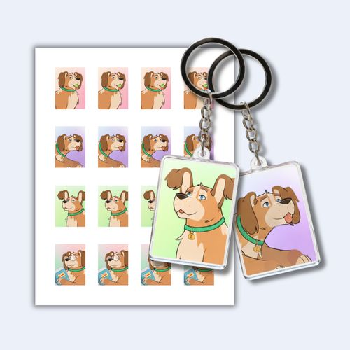 Spot Keychain Cutouts preview