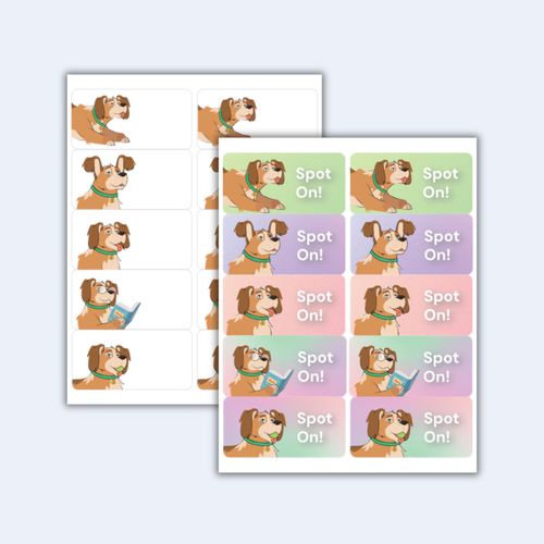 Spot Stickers (2"x4" Shipping Labels) preview