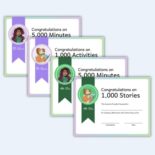 Milestone Certificates preview