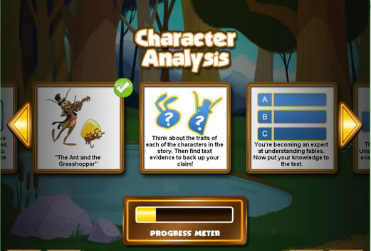 Fables Selection Menu