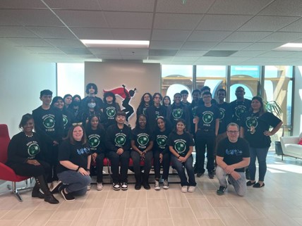 Bryan Adams High School Students visit Istation