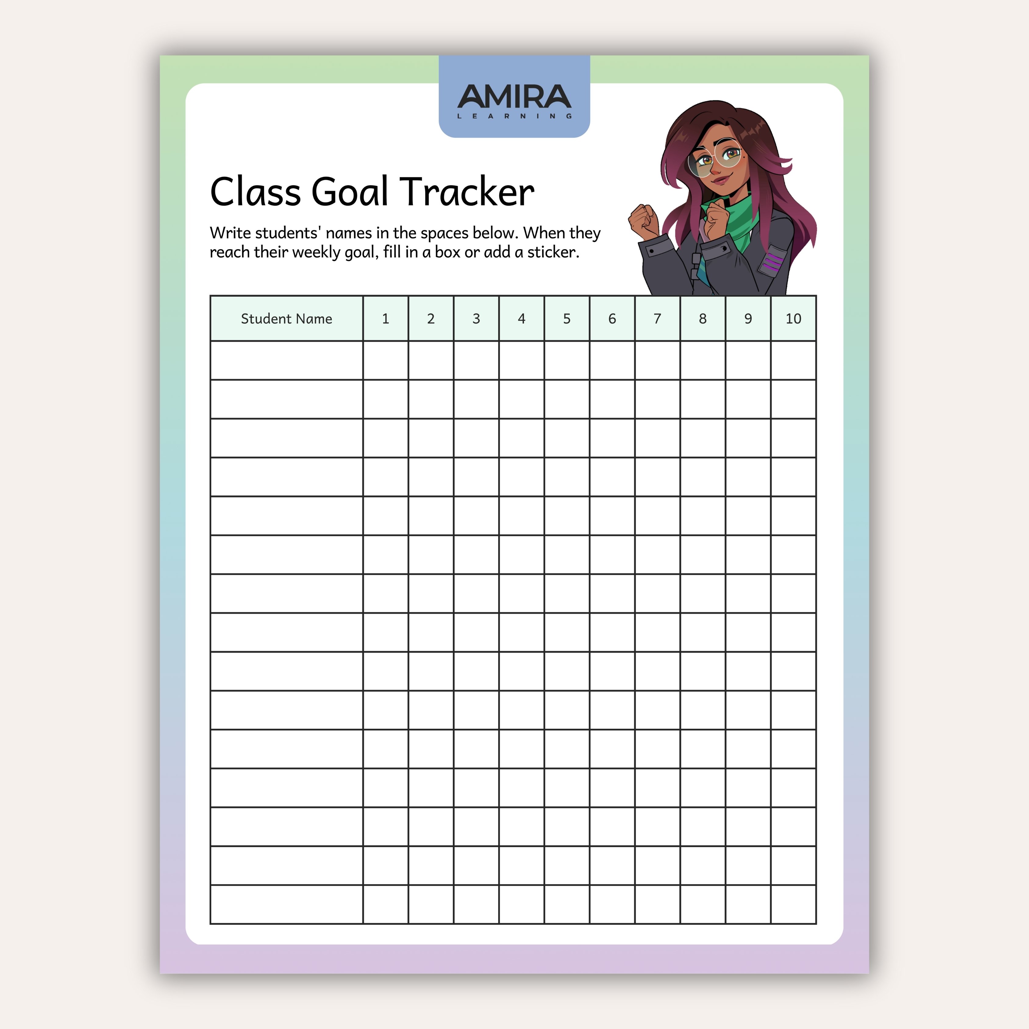 Class Goal Tracker