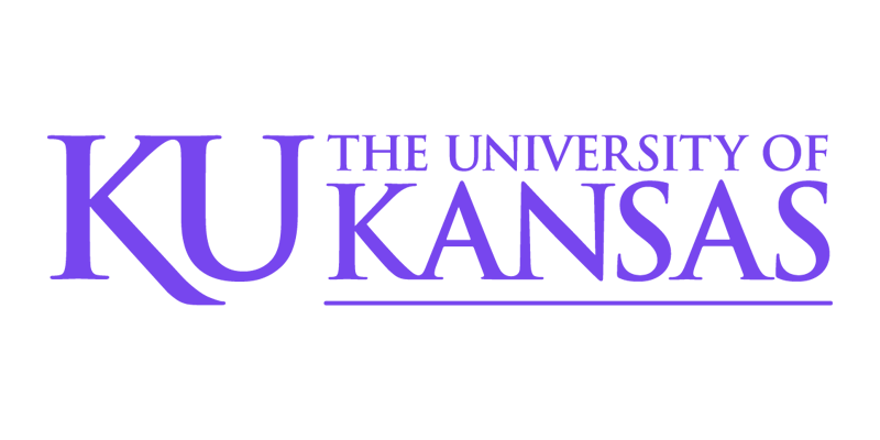 Purple version of University of Kansas' logo.